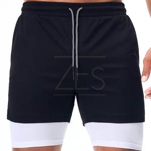 กางเกงขาสั้นแบบ2 in 1สำหรับผู้ชายกางเกงขาสั้นแบบ2 in 1สำหรับผู้ชายดีไซน์ไม่ซ้ำใคร - Product Image 6