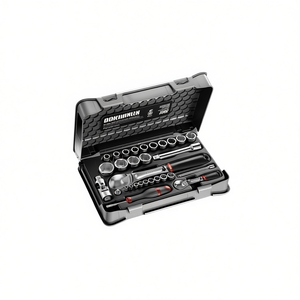 Juego de Herramientas Usag 606 con 30 Piezas, Surtido de 1/4 y 1/2 EB y Vasos Hexagonales en Estuche ABS para Uso en el Hogar y Taller - Product Image 2