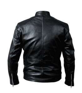 Chaqueta de piel auténtica de diseñador informal de alta calidad personalizada, chaqueta de moda de invierno transpirable con cuello levantado de estilo clásico Esprit - Product Image 6