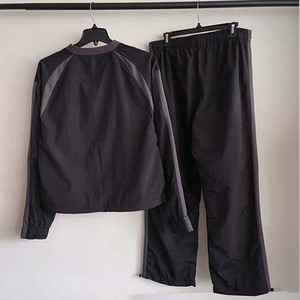 Nuevo Conjunto Deportivo de 2 Piezas con Capucha y Estampado, Chaqueta Cortavientos Holgada de Poliéster con Cremallera para Hombre - Product Image 2