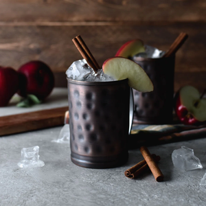 Tazas de cobre Moscow Mule de 16 oz con superficie martillada con revestimiento de níquel de fábrica - Product Image 3
