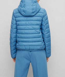 Wholesale 2026 <b>Light</b> Quilted <b>Waterproof</b> Eco-Friendly Women's Puffer <b>Jacket</b> Breathable Windproof Turn-down Collar Winter Custom - Product Image 5