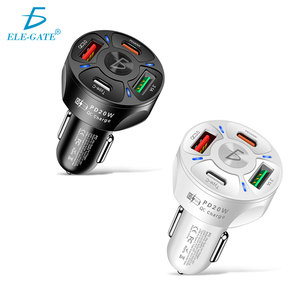 Caricatore Multiuso 4 in 1 per Auto QC3.0 PD 20W USB3.1A Type-C 12-24V Accendisigari - Product Image 1