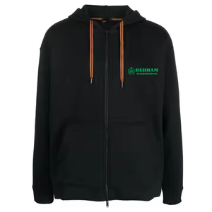 เสื้อฮู้ดซิปแบบพิมพ์ลาย สตรีทแวร์ ยูนิเซ็กซ์ ดีไซน์ทันสมัย แฟชั่น ระบายอากาศ แห้งเร็ว ผ้าฝ้ายฟลีซ/เสื้อสเวตเชิ้ต 100% - Product Image 3