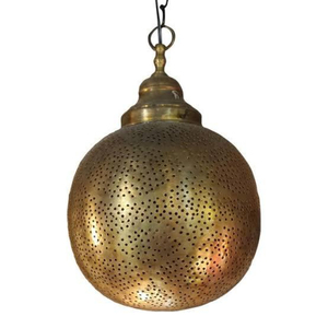 Lustre suspendu artisanal marocain en fer, éco-responsable, moderne, pour Noël, décoration intérieure, lanterne suspendue pour salle à manger - Product Image 2