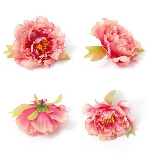 Luckygoods HT253349 Fleur de pivoine artificielle de style ancien faite à la main, fleurs artificielles pour la décoration de mariage, Noël et Nouvel An - Product Image 5