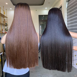 Vietnam 28-Inch Bone Straight Remy Lace Front Peluca Natural Soft Wave Style Extensiones de cabello humano crudo a precio - Product Image 1