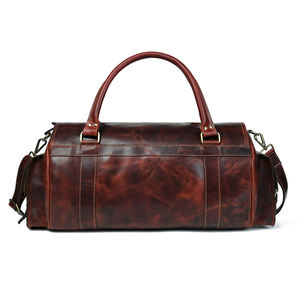 Vente en gros en usine Sac de voyage en cuir véritable de luxe pour hommes Sac personnalisé de haute qualité - Product Image 4