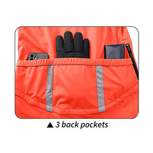 Chaqueta cortavientos para bicicleta 2023, chaqueta fina para Motocross de montaña para hombre, cuello levantado de lona, transpirable a prueba de viento para invierno - Product Image 3