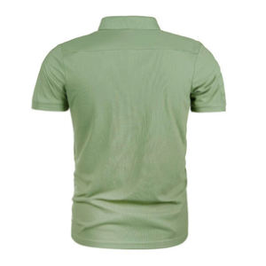 Camiseta de Verano 2025 para Hombre, Tejida, Bordada, Informal Elegante, Transpirable, con Logotipo Personalizado, Precio al por Mayor - Product Image 3