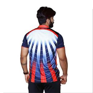 Camiseta de alta calidad para hombre 'Retratos de autenticidad' Estampado de sublimación multicolor en tela de poliéster de punto Patrón sólido - Product Image 3