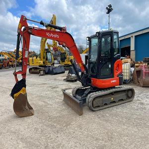 90% Bon état pour Kubota U48-4 Excavator Mini Digger Vente de stock d'occasion avec composants de base Engrenage moteur et moteur PLC - Product Image 4