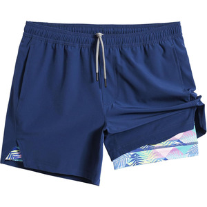 Custom Athletic Mesh <b>Shorts</b> <b>with</b> Compression Liner <b>Phone</b> <b>Pocket</b> Sporty Style for Workout Sports Fitness Gym Running Jogging - Product Image 1