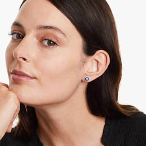 Haute brillance 925 argent Moissanite diamant boucles d'oreilles brillant forme ronde cadeau parfait pour anniversaire anniversaire cadeaux de mariage - Product Image 2