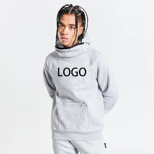 Ensemble de survêtements et sweat à capuche oversize en molleton pour hommes, vêtements de sport décontractés pour le jogging, sweat à capuche écologique de grande taille - Product Image 3