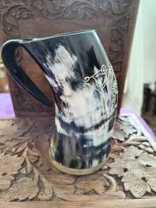 100% taza de cuerno de búfalo de calidad premium con karvin - Product Image 6