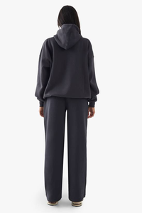 Nueva Llegada: Sudaderas Extra Grandes de Invierno para Mujer, Hombros Caídos, Tejido Grueso 100% Algodón, Manga Larga, Estampado Frontal con Letras - Product Image 2