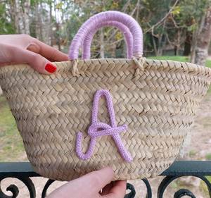 Personalized <b>Bag</b> Personalized <b>Bridesmaid</b> <b>Bag</b> Personalized Beach <b>Bag</b> Flower Girl Basket Name Straw <b>Bag</b> Personalized Gift <b>Bag</b> - Product Image 3