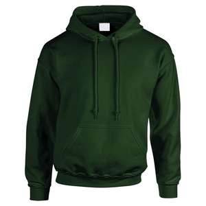 Sweat-shirts à capuche épais pour hommes, coupe droite, avec logo personnalisé, épaules tombantes, en molleton 100% coton, avec poche - Product Image 2