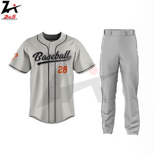 Uniformes de Béisbol Transpirables Estampados de Alta Calidad al por Mayor para Adultos, Ropa de Equipo Personalizable, Jersey de Entrenamiento para Hombre - Product Image 5