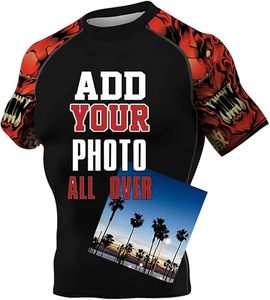 Top Quality Custom Made BJJ MMA Men's <b>Rashguard</b> Compression T-Shirt with Long Sleeves & Neck Protection Breathable Gym Wear-OEM - Product Image 1
