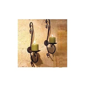 Modern Design Metal Tea Light Stand for Home Decoration Black Color Candle Holder Wall for Festivals and Temples Decoration - Product Image 2