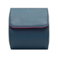Étui de voyage haut de gamme personnalisé pour montre, coque extérieure en cuir véritable et intérieur en daim doux, boîte de rangement portable pour une seule montre