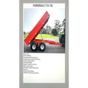 Customizable Used <b>Farm</b> <b>Trailers</b> Pump Motor Engine Options Axle Core Component for Tractor Compatibility Construction Agriculture - Product Image 2