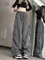 Tendance femmes Baggy Jogger séchage rapide 100% coton décontracté Cargo pantalon femmes surdimensionné multi-poches pantalon fabricant