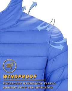 Chaqueta Acolchada de Invierno para Hombre, con Cuello Alto, Impermeable, Acolchada, Cortavientos, Ecológica, Personalizada al por Mayor - Product Image 6