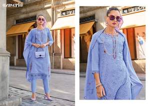 Conjunto Kurti de Tela de Algodón con Bordado de Hilo de Última Moda, Colección de Ropa Étnica Más Vendida, Disponible en India - Product Image 5