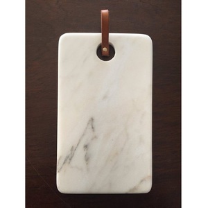 Smooth Marble Chopping Board Provides Comfortable Surface For <b>Knife</b> Use And Food Preparation - Product Image 6