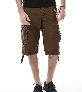 Venta al por mayor de ropa de Hombre Pantalones cortos Cargo secado rápido de la calle de moda hasta la rodilla transpirable de alta calidad de tela de algodón pantalones cortos Cargo - Product Image 3