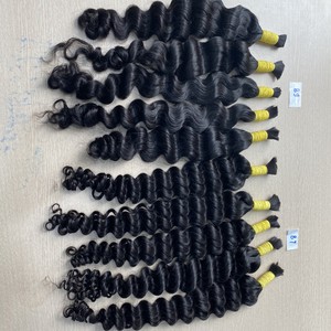 ส่วนขยายผมมนุษย์บริสุทธิ์เวียดนามธรรมชาติไม่ผ่านกระบวนการหนังกำพร้าแบบลอนอยู่ในแนวเดียวกัน - Product Image 5