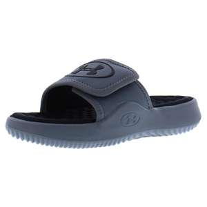 Para Under Armour Ignite Pro 8 Slide PS, Zapatos para Niño, Modelo 6000202024, Color Gris Jaspeado, 100% Auténtico - Product Image 1