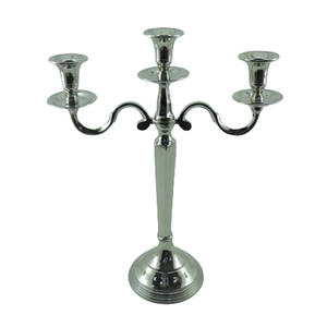 Portavelas con mesa de pátina gris, decoración decorativa para el hogar, hoteles, portavelas antiguo, decoración de boda, hierro - Product Image 6