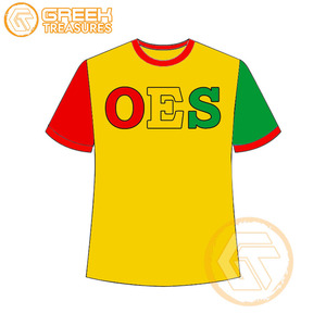 T-shirt Ordre de l'étoile de l'Est en gros Vêtements en jersey de coton T-shirt OES respirant de haute qualité Vêtements grecs pour femmes - Product Image 2