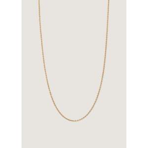 Petite Gold Plated Zinc Alloy <b>Rope</b> <b>Chain</b> Necklace Diamond Pearl Trendy Link <b>Chain</b> for Parties Anniversaries Classic Religious - Product Image 1