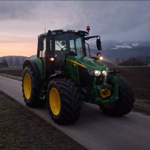 Tracteur agricole multifonctionnel John Deere 6175R de 175 CV, prêt à être expédié, type de transmission 4x4, pour mini-agriculture, à vendre aux États-Unis - Product Image 1