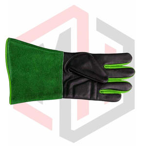 Gants de soudage TIG de qualité supérieure en cuir résistant à la chaleur 7 oz épaisseur 16 pouces longueur Anti-vibration résistant à la déchirure Protection des mains - Product Image 4