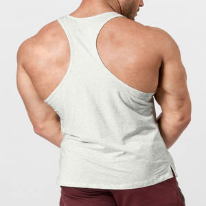 Camiseta sin mangas de entrenamiento de gimnasio de alta calidad para hombres, fabricación directa de fábrica, nueva llegada, camiseta sin mangas personalizada para hombres con logotipo bordado desgastado - Product Image 6