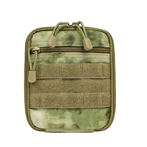 Durable Nylon Camouflage Small <b>Bag</b> with <b>Molle</b> Straps Attachable Accessories Pouch Outdoor Kit Pouch Tactical <b>Bag</b> Pouch - Product Image 1