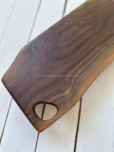ถาดเสิร์ฟไม้โอ๊คไม้โอ๊คงานแฮนด์เมดดีไซน์ทันสมัยในบ้านห้องครัวอาร์ตเดคโคแขวนผนังบรรจุได้ตามต้องการ - Product Image 3