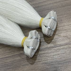 Vente en gros 100% extensions de cheveux de trame humaine grand stock prêt expédition produit chaud vague naturelle pas de perte pas d'emmêlement produit chaud - Product Image 5