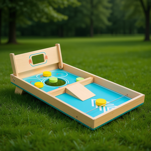 Jeu de Cornhole et de Sling Puck Small Foot : Mobilier d'extérieur haut de gamme et équipement sportif divertissant - Product Image 3