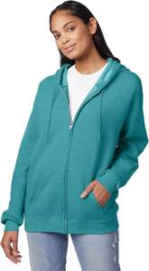 Men Women <b>Full</b>-<b>Zip</b> <b>Hoodie</b> Heavyweight Knitted Warm Cotton Blend Regular Fit Winter Outdoor Wear Quick Dry Wholesale Bangladesh - Product Image 5