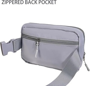 Nueva moda para mujer, riñonera impermeable Lulu, riñonera cruzada con Cremallera de nailon, riñonera para el pecho para mujeres y hombres, riñonera para correr - Product Image 2