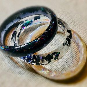 CÓMODA joyería resina acrílico pulsera brazalete exagerado deslumbrante Multicolor ancho Irregular cuadrado acrílico pulseras para - Product Image 4