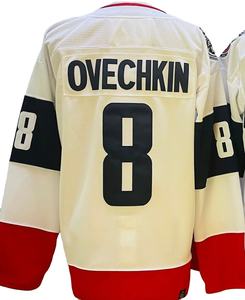 Maillot de hockey sur glace en maille de polyester pour joueurs professionnels personnalisés OEM de nouveau style pour hommes - Product Image 1