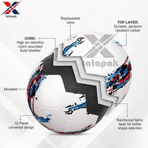 Balón de Fútbol de PVC de Calidad de Exportación, con Impresión de Logotipo Personalizado, Ecológico, Ligero, Tamaño 5, Profesional, para Interior/Exterior - Product Image 5